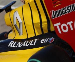 пазл Знаком Renault F1